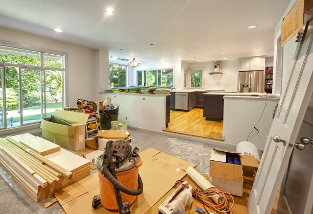 Professional Kitchen Flooring technician working in Lansdowne, VA